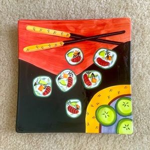 Mary Naylor Ceramic Hand Painted Hanging Contemporary Wall Art